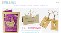 Desktop Screenshot of paperbaker.co.uk